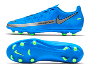 Niebieskie buty piłkarskie korki Nike Phantom GT Club FG/MG CK8479-400 - junior