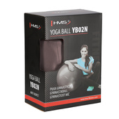 YB02 NEW 65CM GRIZZLY ANTI-BURST BRĄZOWA PIŁKA GIMNASTYCZNA HMS