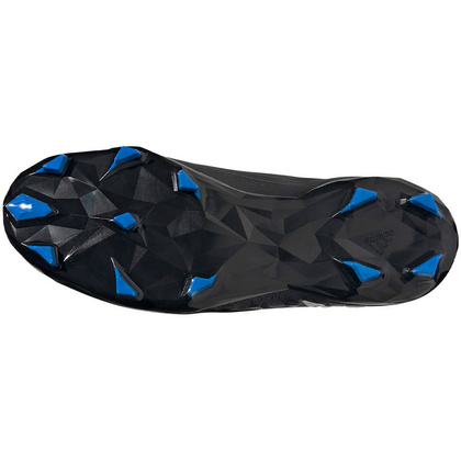 Czarne buty piłkarskie korki Adidas Predator Edge.3 FG GW2360 - Junior