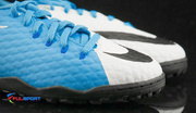 Niebiesko-czarne buty piłkarskie na orlik Nike Hypervenom Phelon TF 852598-104 JR