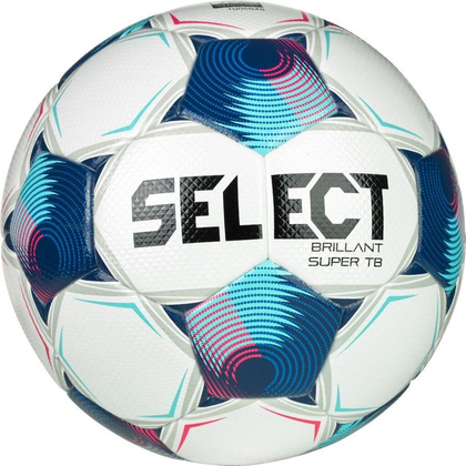 Biało-niebieska piłka nożna Select Brillant Super TB v25 100033