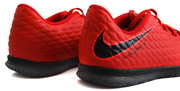 Czerwone buty piłkarskie na halę Nike Hypervenom Phade IC 852583-616 JR