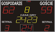 Tablica wyników do hal sportowych TZG -52
