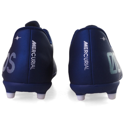 Granatowe buty piłkarskie korki Nike Mercurial Vapor 13 Club GS FG/MG CJ1293-401