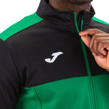 Zielono-czarna bluza rozpinana Joma Winner 101008.401 - Junior