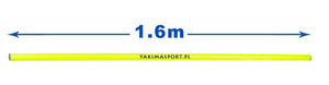 Zestaw żółta laska tyczka treningowa Yakimasport 160cm 100076 ( 10 szt. )