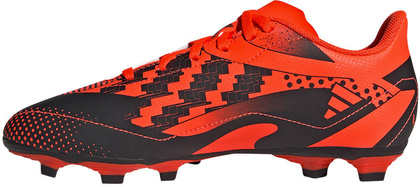 Czarno-pomarańczowe buty piłkarskie Adidas X Speedportal Messi.4  GZ5139 - Junior