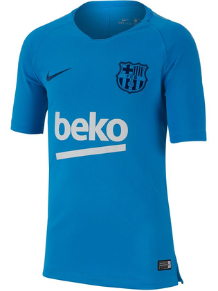 Koszulka Nike FC Barcelona Breathe Squad Top JR 894392-482 niebieska