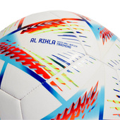 Biała piłka nożna Adidas Al Rihla Training Fifa World Cup 2022 H57798