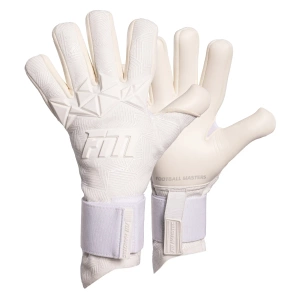 Białe rękawice bramkarskie Football Masters Varis X PRO All White