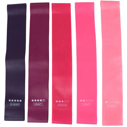 ZESTAW GUM DO ĆWICZEŃ FITNESS CROSSFIT MINI BAND 5W1 ENERO FIT