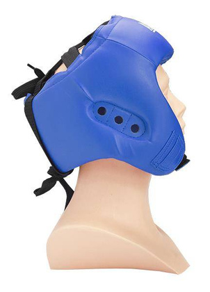 KASK BOKSERSKI MECZOWY SR. niebieski