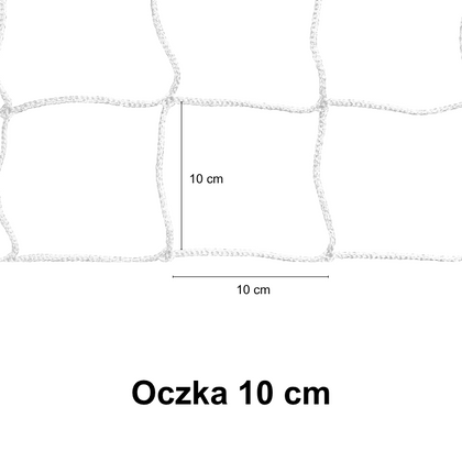 Komplet siatek na bramki do piłki ręcznej |3 x 2m| PE 3mm bezwęzłowa - Legend Sport