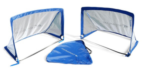 Niebieskie bramki przenośne Yakimasport POP-UP 100272 2szt.