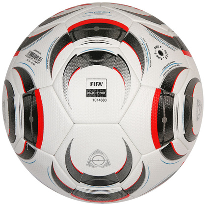 Biało-czerwona piłka nożna Adidas Tiro Pro OMB JW1533