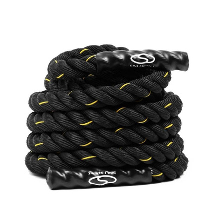 Czarna lina treningowa SMJ EX100 Battling Rope 
