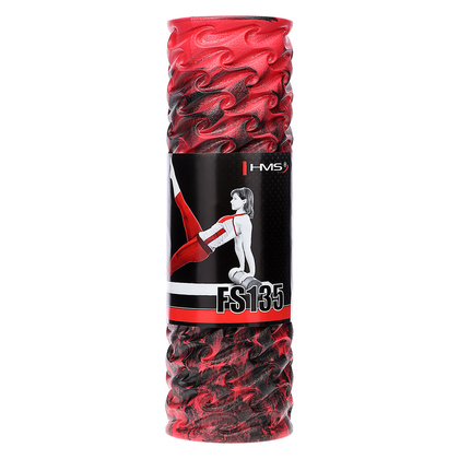 FS135 RED/BLACK 45CM WAŁEK FITNESS/ ROLLER HMS