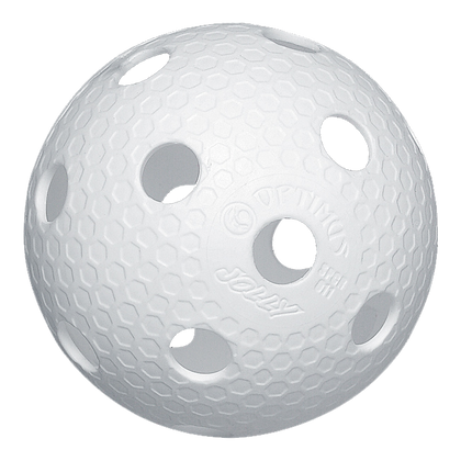 Biała piłeczka do Unihokeja Jolly Optimus IFF