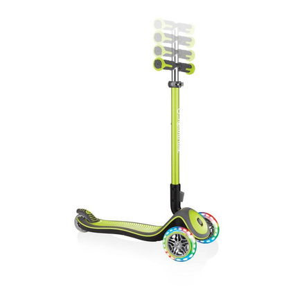Zielona Hulajnoga Globber Elite Deluxe Lights 444-406