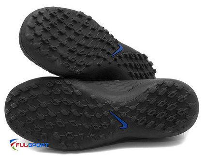 Czarne buty piłkarskie na orlik Nike Hypervenom Phelon TF 852598-002 JR