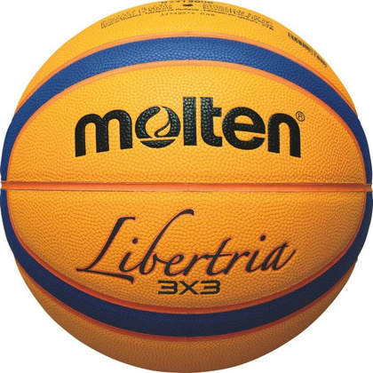 Pomarańczowa piłka do koszykówki 3x3 Molten Libertria B33T5000 