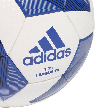 Biało-niebieska piłka nożna Adidas Tiro League TB FS0376 - rozmiar 5