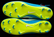 Niebiesko-żólte buty piłkarskie Nike Mercurial Victory Njr DF FG 921486-400 JR