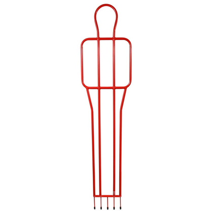 Czerwony pojedynczy mur piłkarski NO10 PDM-E160L4 160 cm