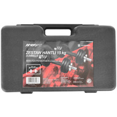 HANTLA ŻELIWNA 15 KG ( 2x7.5 KG ) WALIZKA ENERO FIT