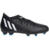Czarne buty piłkarskie korki Adidas Predator Edge.3 FG GW2360 - Junior