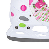NH2255 A WHITE/PINK ROZM. L(40-43) ŁYŻWY HOKEJOWE NILS EXTREME