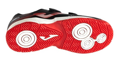 Czarno-czerwone buty sportowe Joma Powerful 2501 POJW2501INV