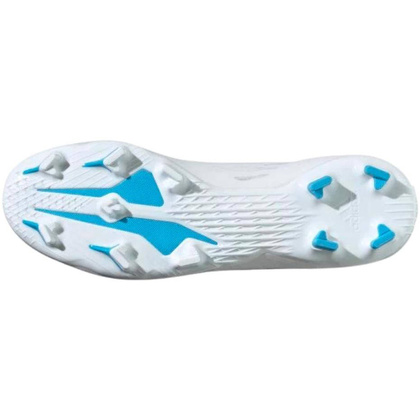 Biało-niebieskie buty piłkarskie korki Adidas X Speedflow.3 FG GW7480