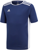 Granatowy strój sportowy na WF Adidas Entrada Parma CF1047+AJ5895 - Junior 