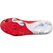Czerwono-białe buty piłkarskie korki Adidas Copa Sense.3 LL FG FY6172