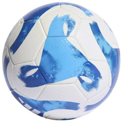 Biało-niebieska piłka nożna Adidas Tiro League TB HT2429