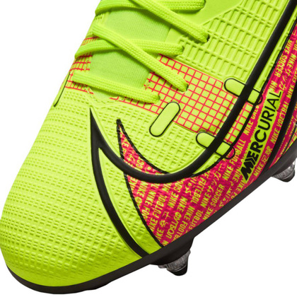 Żółte buty piłkarskie Nike Mercurial Superfly 8 Academy SG-PRO CW7432 760