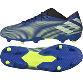 Granatowo-seledynowe buty piłkarskie korki Adidas Nemeziz.2 FG FW7412
