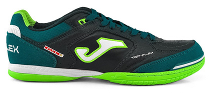 Czarno-zielone buty piłkarskie na halę Joma Top Flex 915 Sala