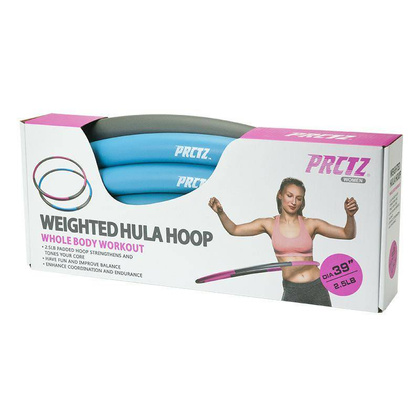 Niebiesko-szary Hula Hop z obciążnikiem PRCTZ FE05052