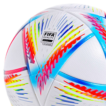 Biała piłka nożna Adidas Al Rihla League Fifa World Cup 2022 H57791