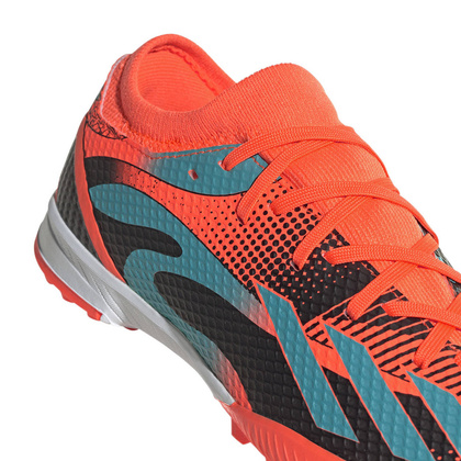 Pomarańczowe buty turfy Adidas X Speedportal Messi.3 GZ5141 - Junior