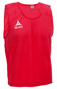 Czerwony znacznik piłkarski sportowy narzutka Select Basic Senior 640007