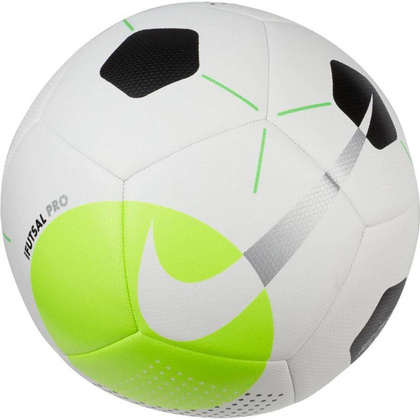 Biało-seledynowa piłka nożna Nike Futsal Pro DH1992 100