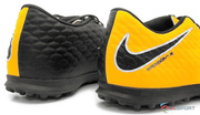 Pomarańczowo-czarne buty piłkarskie na orlik Nike Hypervenom Phade TF 852545-801