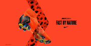 Pomarańczowo-czarne buty piłkarskie Nike Mercurial Superfly Club MG AH7339-810 JR