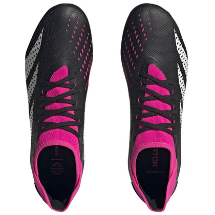 Czarno-różowe buty korkI wkręty Adidas Predator Accuracy.3 GW4620