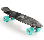 Deskorolka Fiszka Meteor Czarno-Miętowa