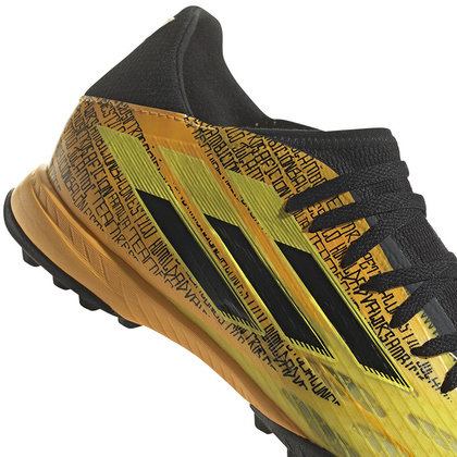 Żółto-czarne buty turfy Adidas X Speedflow Messi.3 GW7423