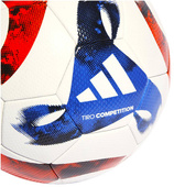Biało-czerwona piłka nożna Adidas Tiro Competition HT2426